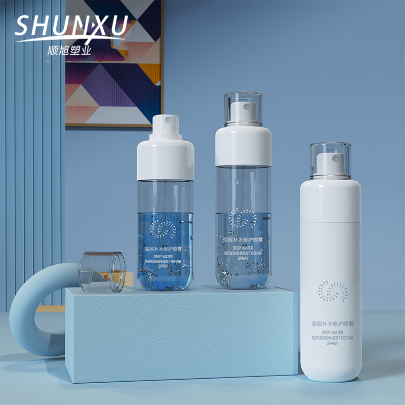 Manufacturer Wholesale Cosmetic Packaging Containers Custom Empty Plastic Mist Spray Bottle Skincare Body Lotion Gel Pump Bottle