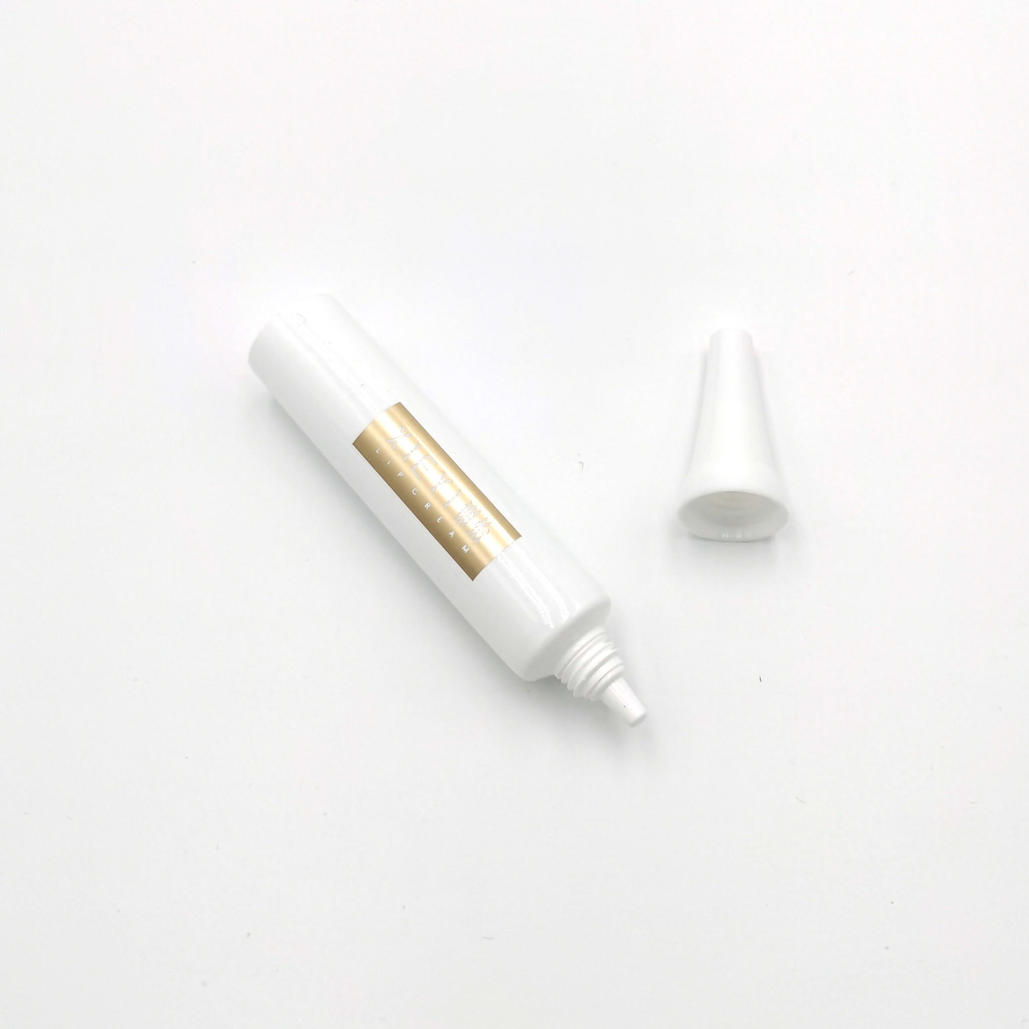 Custom Empty 15ml Hand Eye Packaging Bb Cream White Tubes Skincare Squeeze Cosmetic Plastic Tube for Cosmetics With Lids