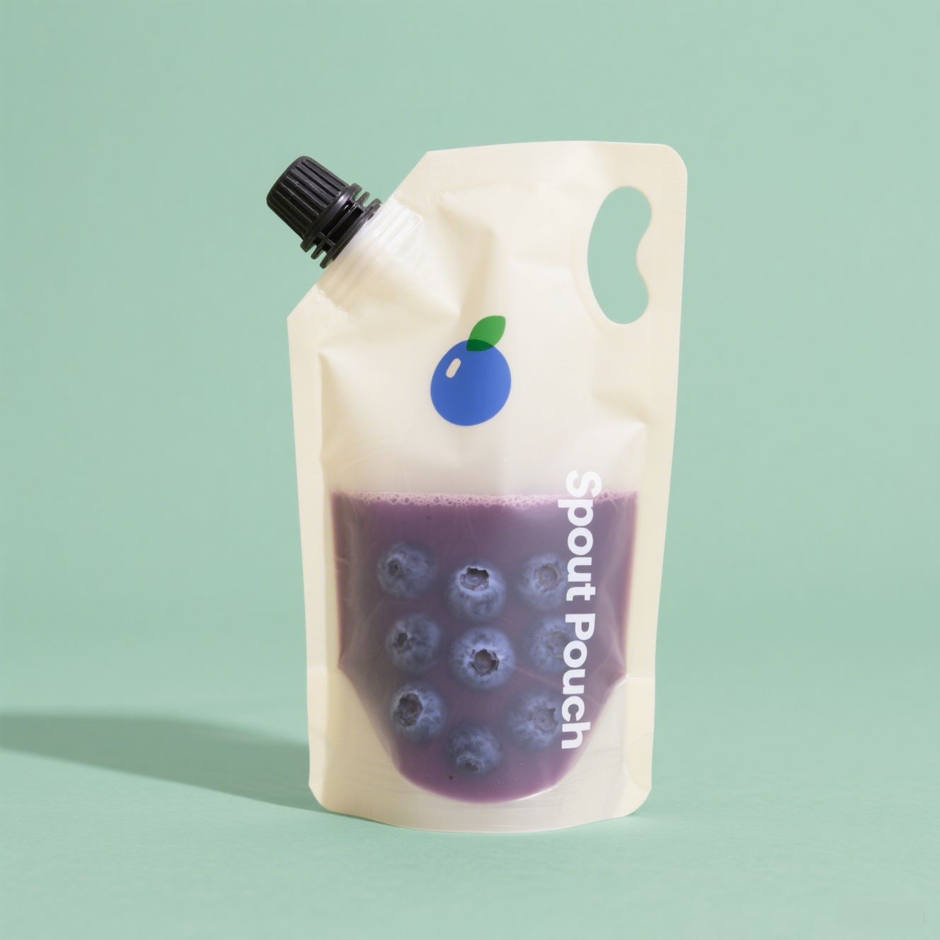 Custom Printed Refill Pouches With Spout Digital Print Eco Friendly Juice Bag Kraft Spout Pouch 500Ml Pouch Spout