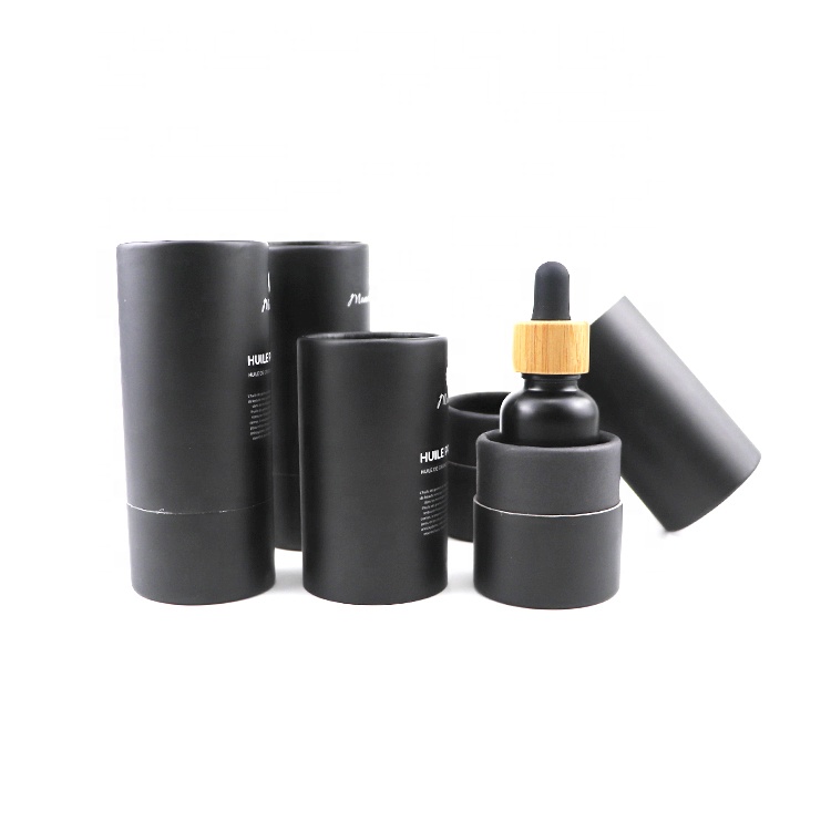 Custom Logo Printing Round Paper Tube Packaging Kraft Cardboard Box