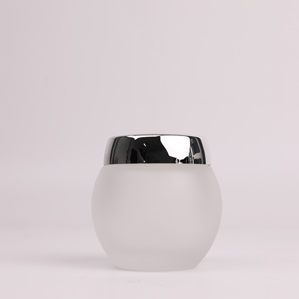 Recyclable Clear Frosted 120ml 35ml Flint Glass Serum Bottles 120g 80g Cream Jar Eco-Friendly Skincare Cosmetic Packaging