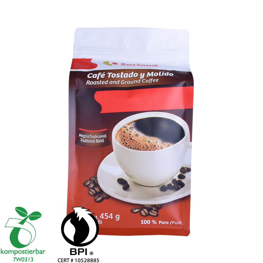 Wholesale Gravure Printing Eco Friendly Sustainable Compostable Coffee Bean Packaging