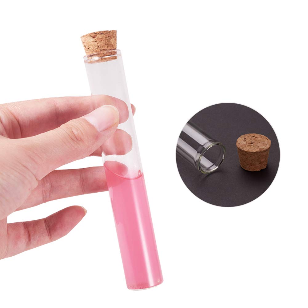 Customizable Flat Bottom Round Bottom Pharmaceutical Borosilicate Tube Glass Pipe Cylinder With Cap Test Tube Bottle With Cork