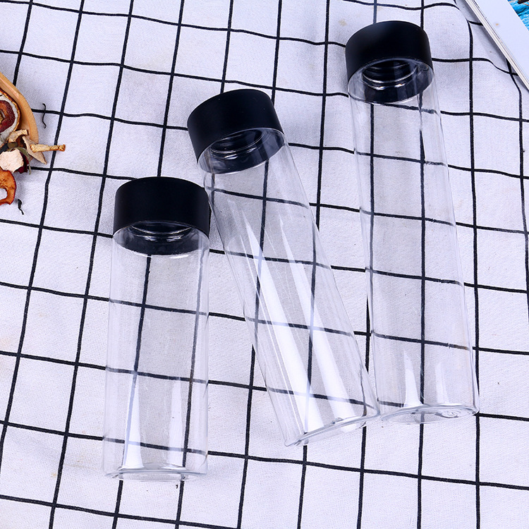 Wholesale 16 oz Custom Milk Bottle Packaging Bouteilles En Plastique Pour Jus Empty Fruit Plastic Bottle for Juice Coffee Jelly