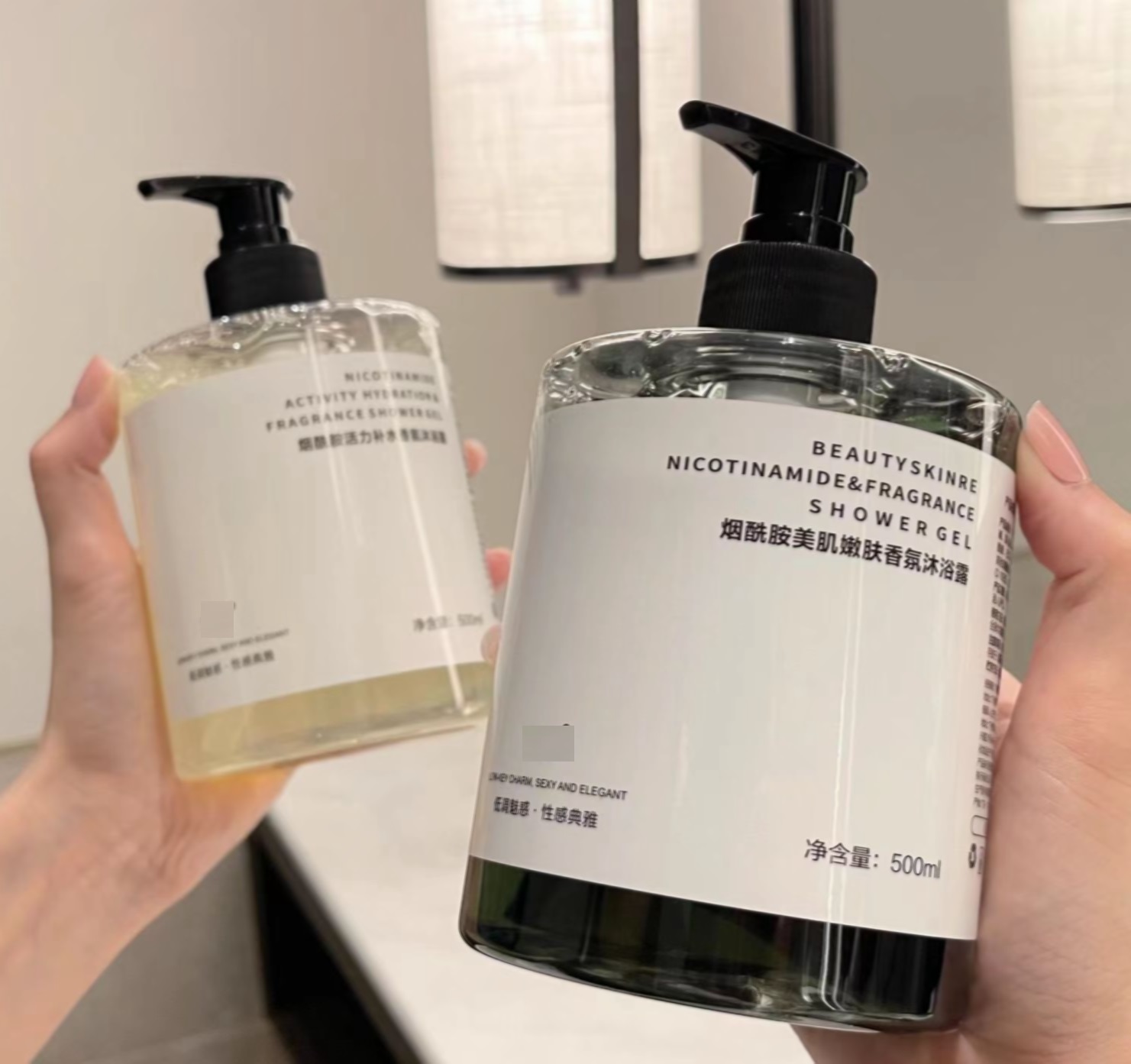 New Arrival Custom Empty 120ml 180ml 350ml 500ml Transparent Plastics Shower Gel Shampoo Lotion Bottle for Hair Care Packaging