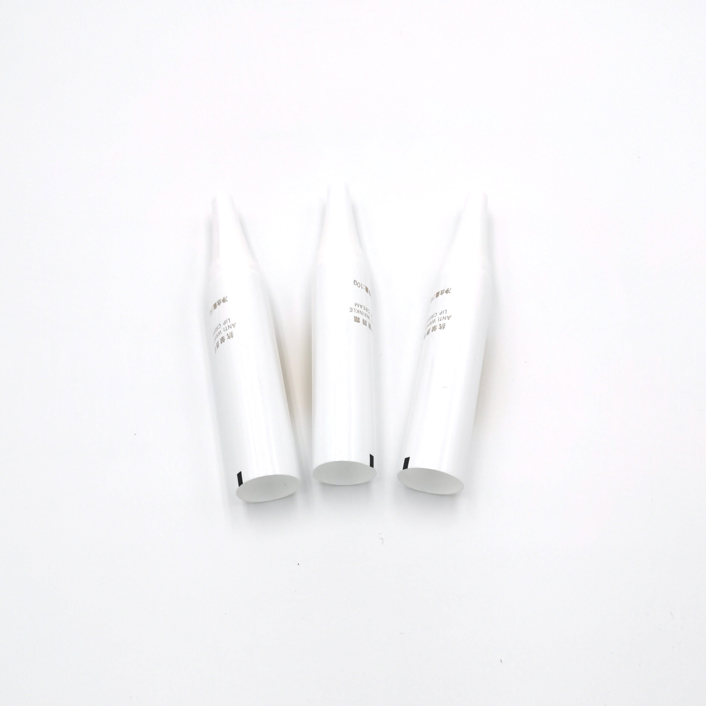 Custom Empty 15ml Hand Eye Packaging Bb Cream White Tubes Skincare Squeeze Cosmetic Plastic Tube for Cosmetics With Lids