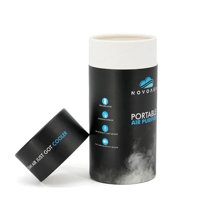 Wholesale Recyclable Cylinder Tube Box Packaging Paper Tube with UV Glossy and Vanishing Printing