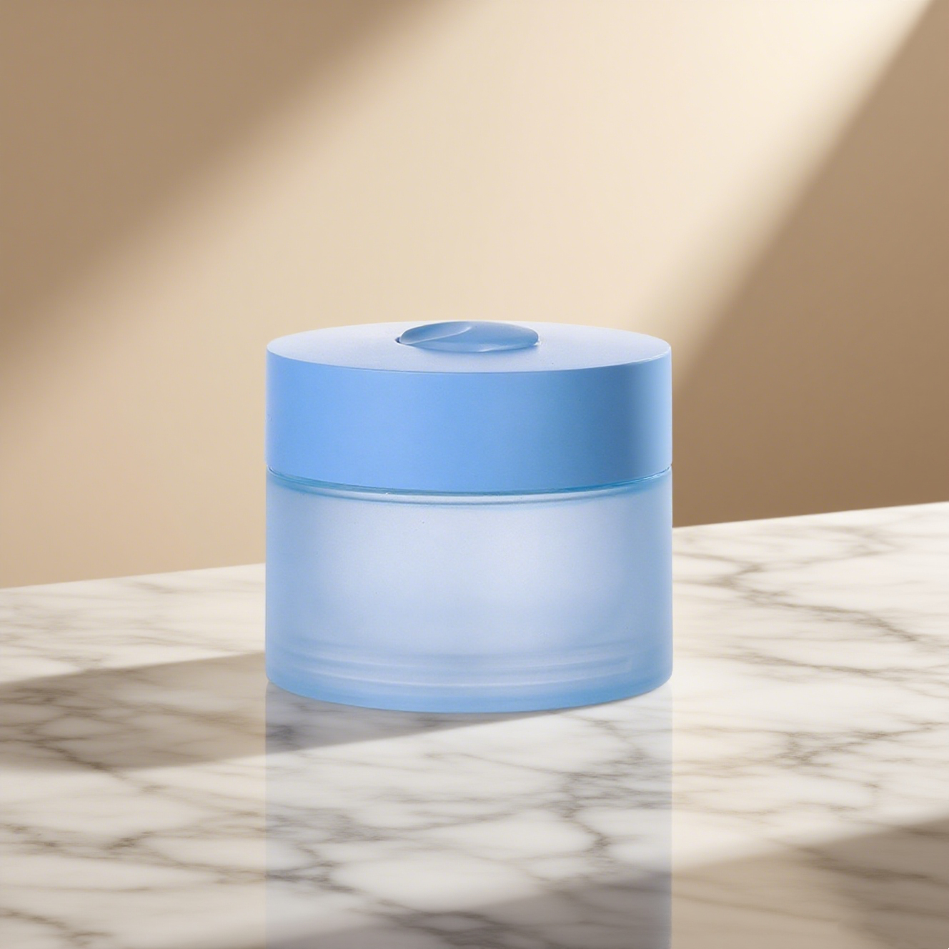 Customized Printing Face Care Cream Packing Jar Thickened Recyclable PP Jar for Body Scrub Hair Conditioner Packing Cans