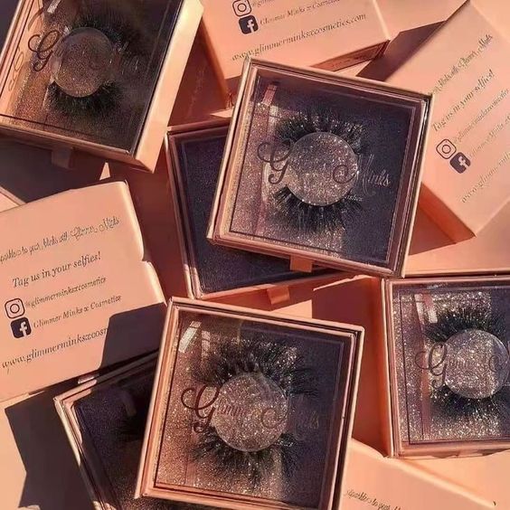 Free Design Eyelash Box Custom Private Label Faux Lash Packaging Box Luxury Empty False Eyelash Boxes