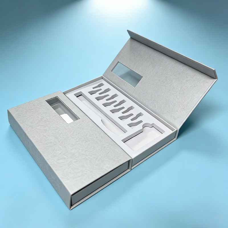 Empty Pen Box for 3ml 10ml Magnetic Closure EVA Insert Private Label Packaging Box for Peptid Vials