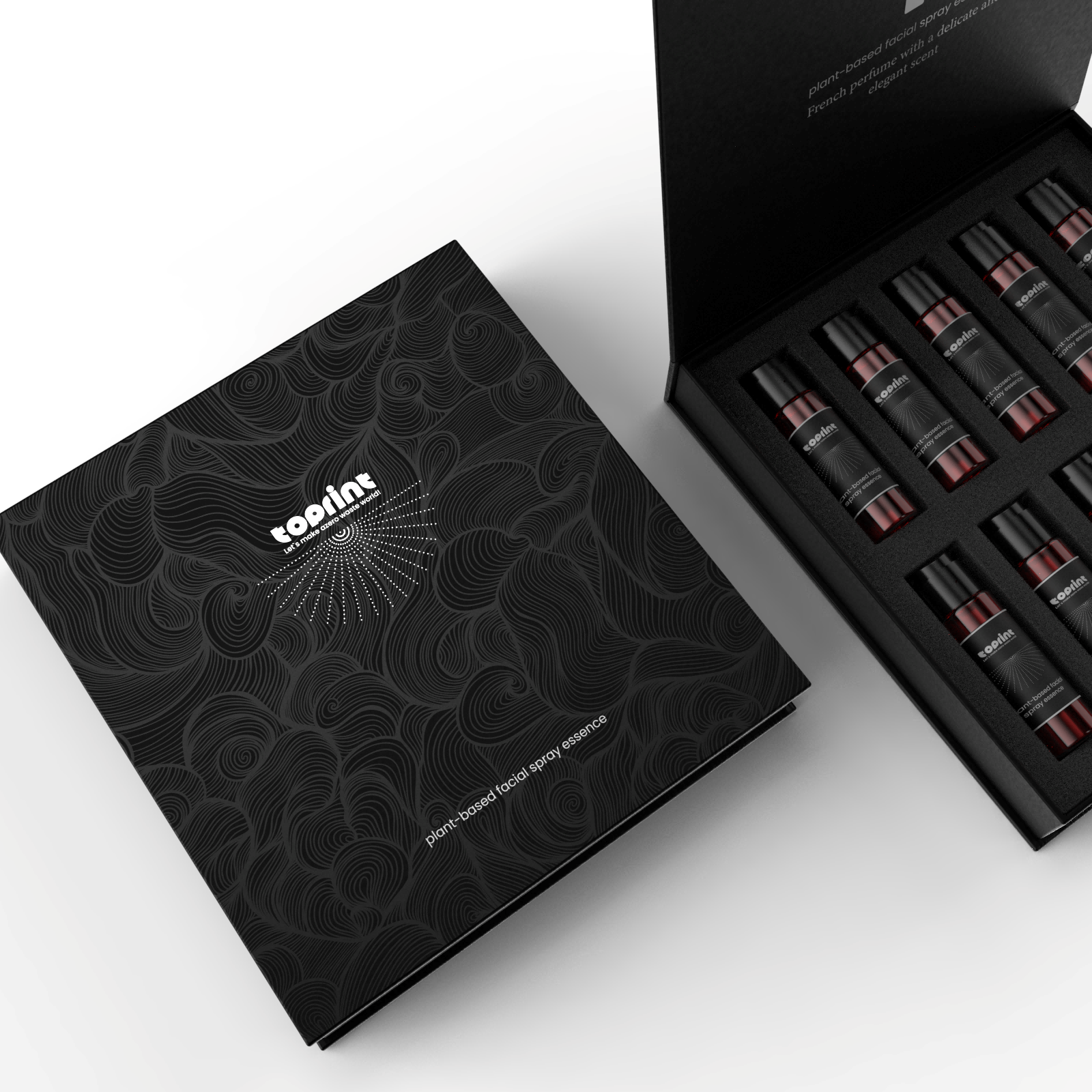 Hot Sale Perfume Outer Packaging 3ml 5ml 10ml Eco Friendly Cardboard Paper Box and Mini Perfume Spray Bottle