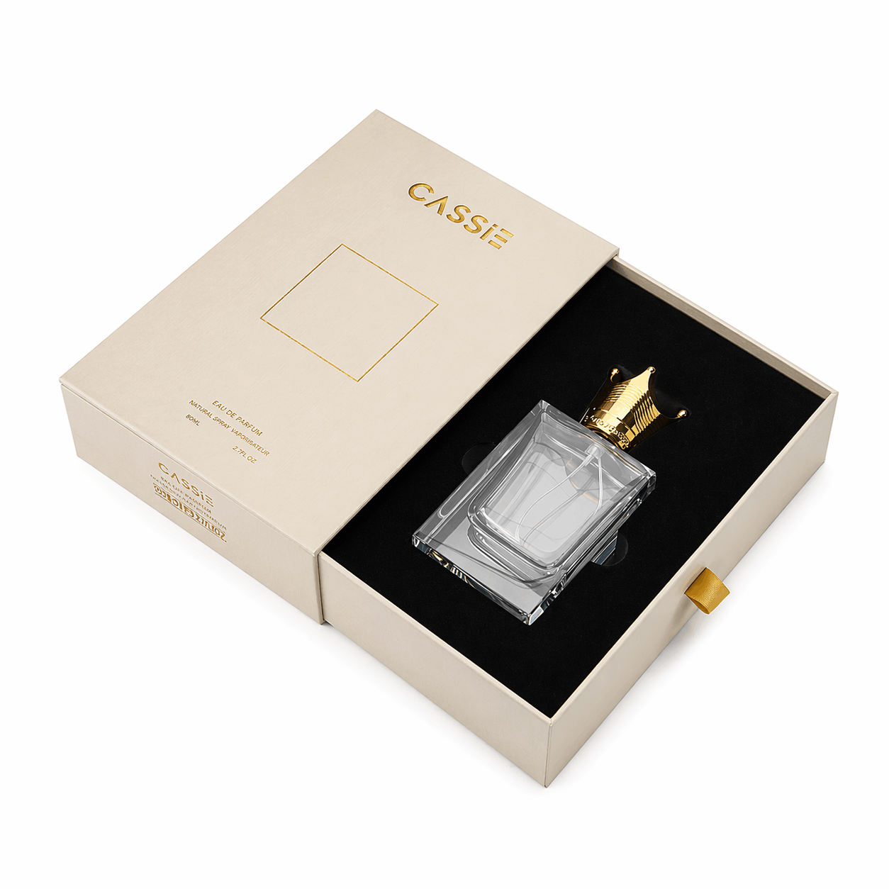 Custom Luxury Sliding Drawer Perfume Packaging Gift Box for Essential Oil Scented Candle Cosmetic