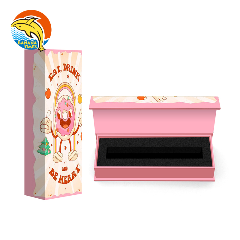 High Quality Luxury Custom Logo Printed UV Gloss Paper Boxes Bottle Box Skincare Cosmetic Makeup Paper Box Packaging