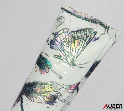 Laminated Tube Sunscreen Makeup Metallized Printed Custom Round Cosmetic Packaging