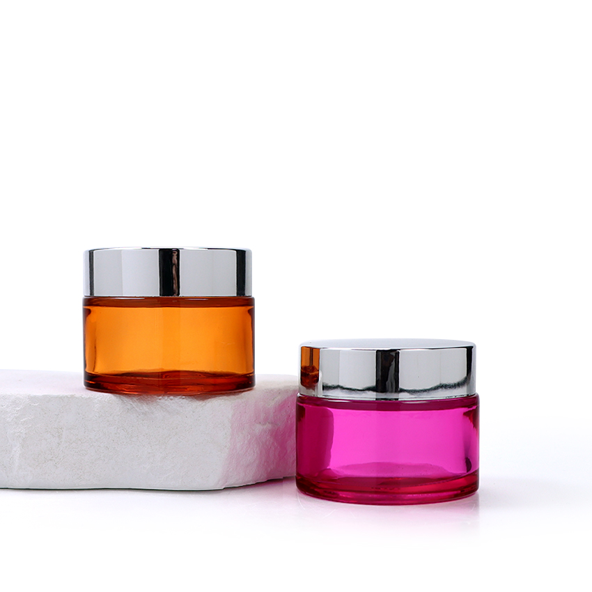 Wholesale Plastic Cosmetic Packaging Cream Serum Bottle Glass Jar