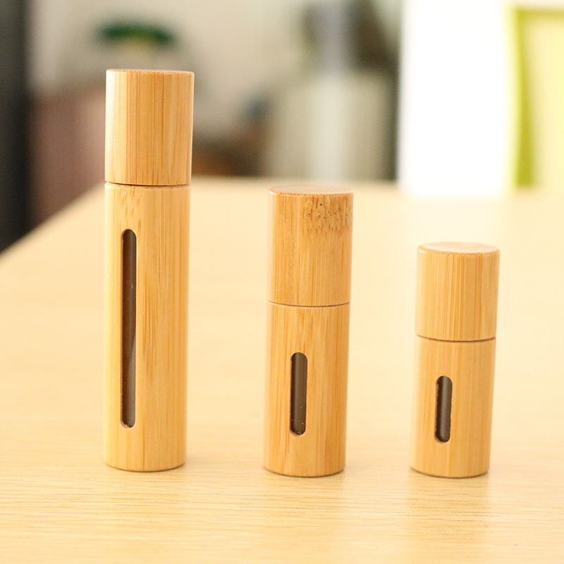 Bamboo roll on bottle