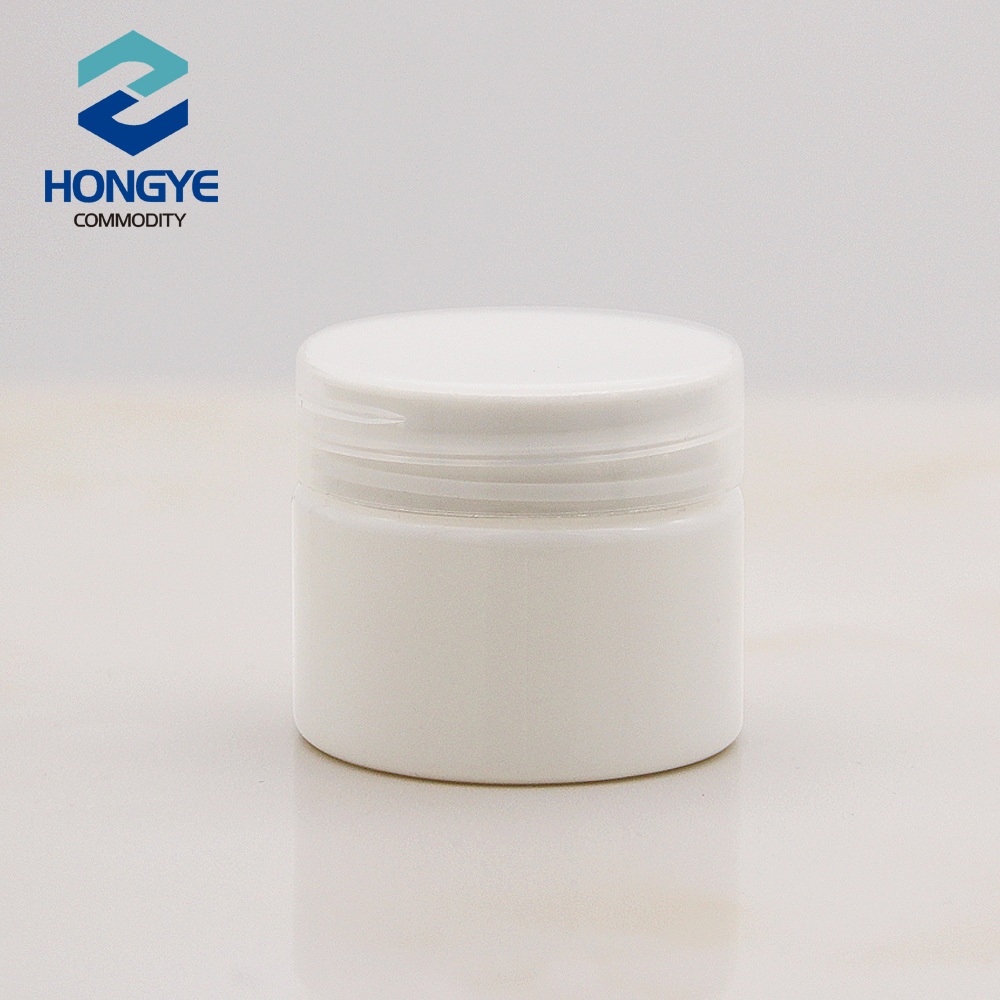 20g 30g Small-sized PET Body Cream Jar Packaging Box with Gasket Aluminum/Plastic Screw Cap for Face Mask &amp; Lotion