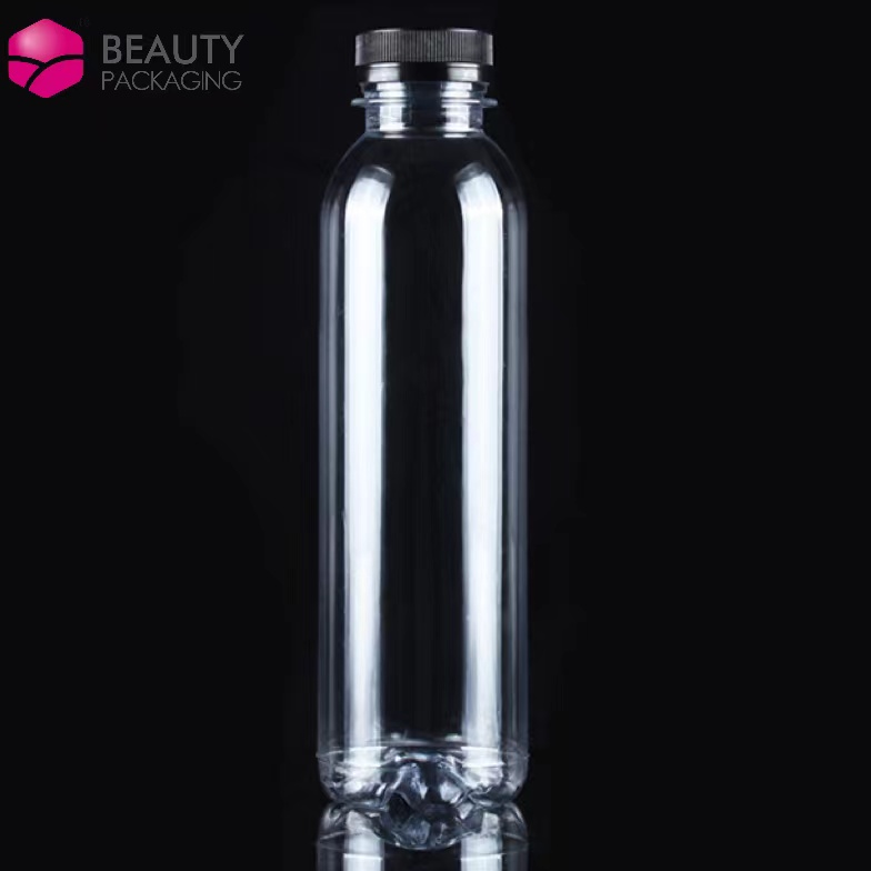 Empty PET Juice Food Grade Packaging 100ml 150m 200ml 250ml Anti-theft Screw Cover Bottle Beverage Bottle