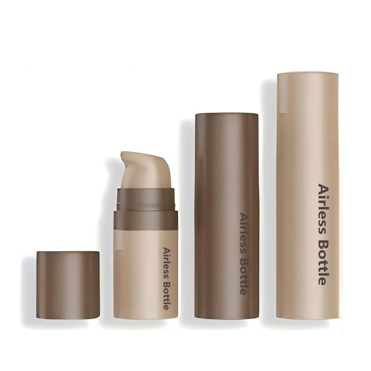 Matte 15ml 30ml 50ml Refillable Mono PP Airless Pump Cosmetic Skin Care Plastic Bottles Empty Packaging Seal Screen Printing