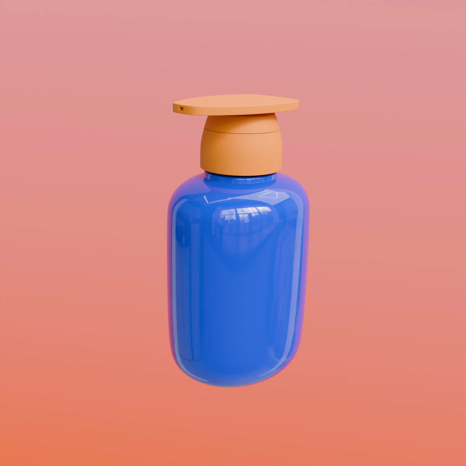 400ml Oval Lotion Bottle Suitable for Hand Sanitizer and Travel-Size Shampoo.