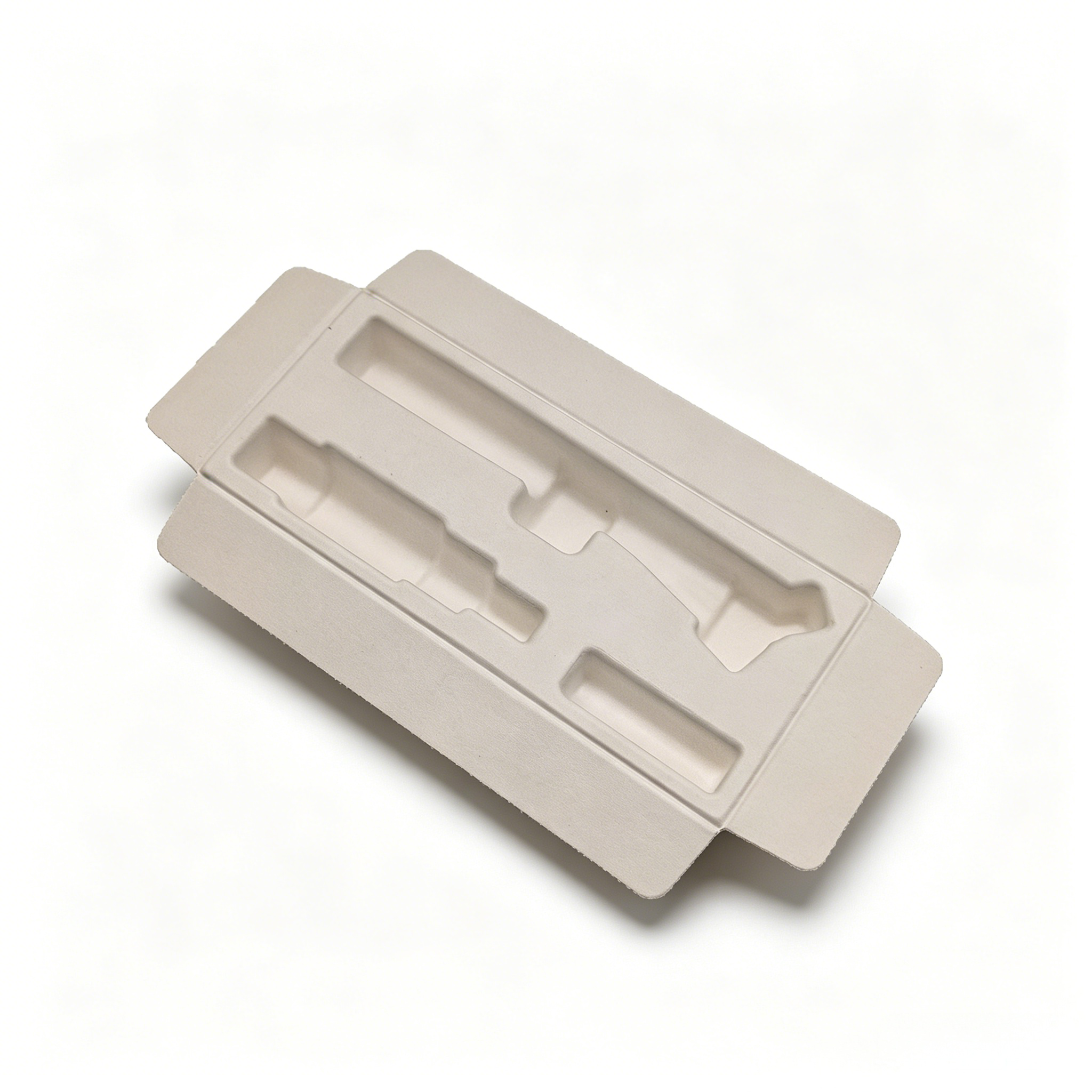 HAOWEI Eco Molded Pulp Cosmetic Packaging, Biodegradable for Bottles &amp; Jars
