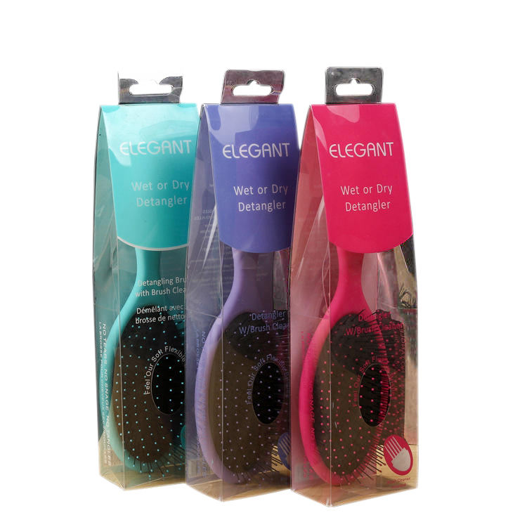 Recyclable Guangdong Cosmetic Clear Plastic Box for Hair Brush Loose Powder/Essential Oil Custom Printed PE Packaging Custom