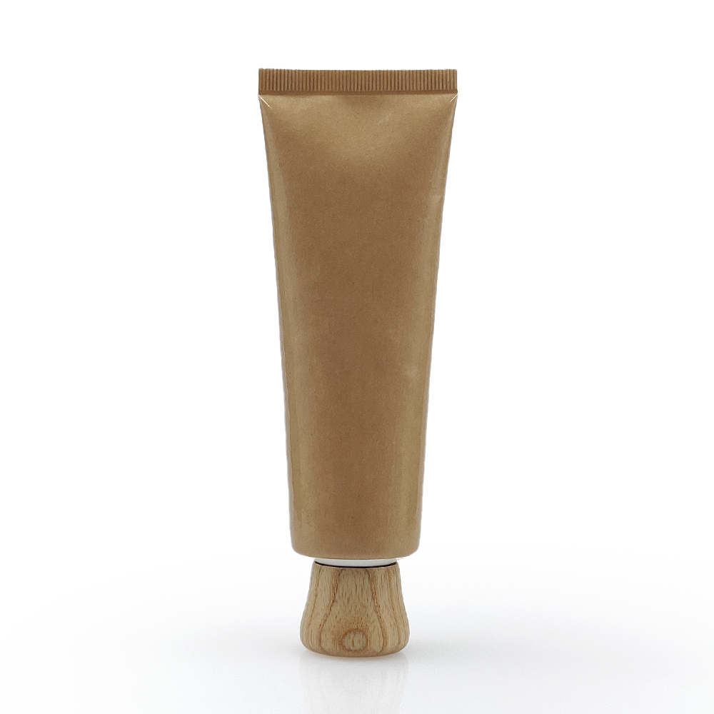 Eco Friendly Biodegradable Paper Squeeze Sunscreen Hand Cream Plastic Lotion Cosmetic Tube Packaging