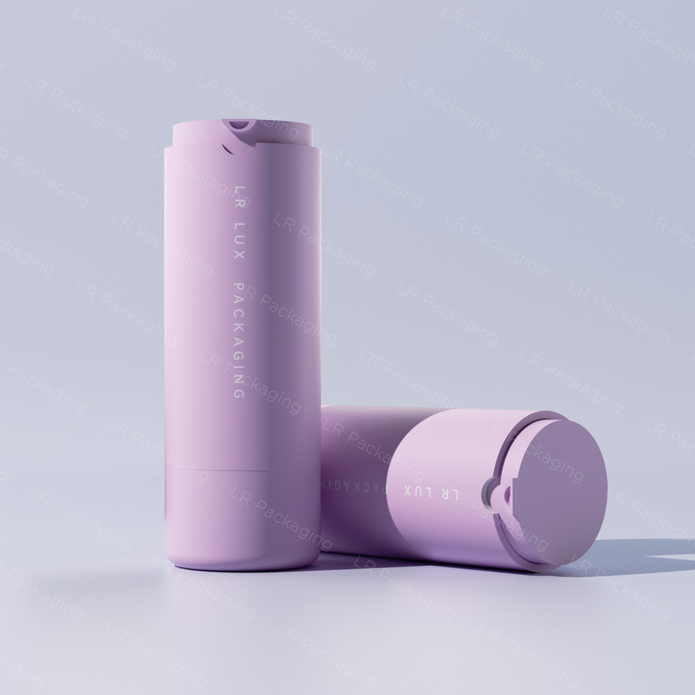 Sustainable Eco Friendly PCR Cosmetic Packaging Colorful Refillable Custom Empty Skincare Face Cream PP Airless Pump Bottle