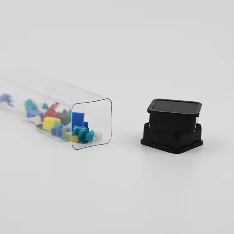 Plastic packing square tube