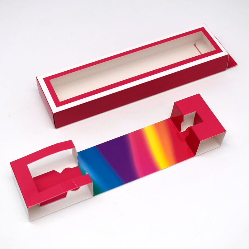 Makeup Brush Eye Liner Mascara Cosmetic Paper Box Packaging with Paper Insert