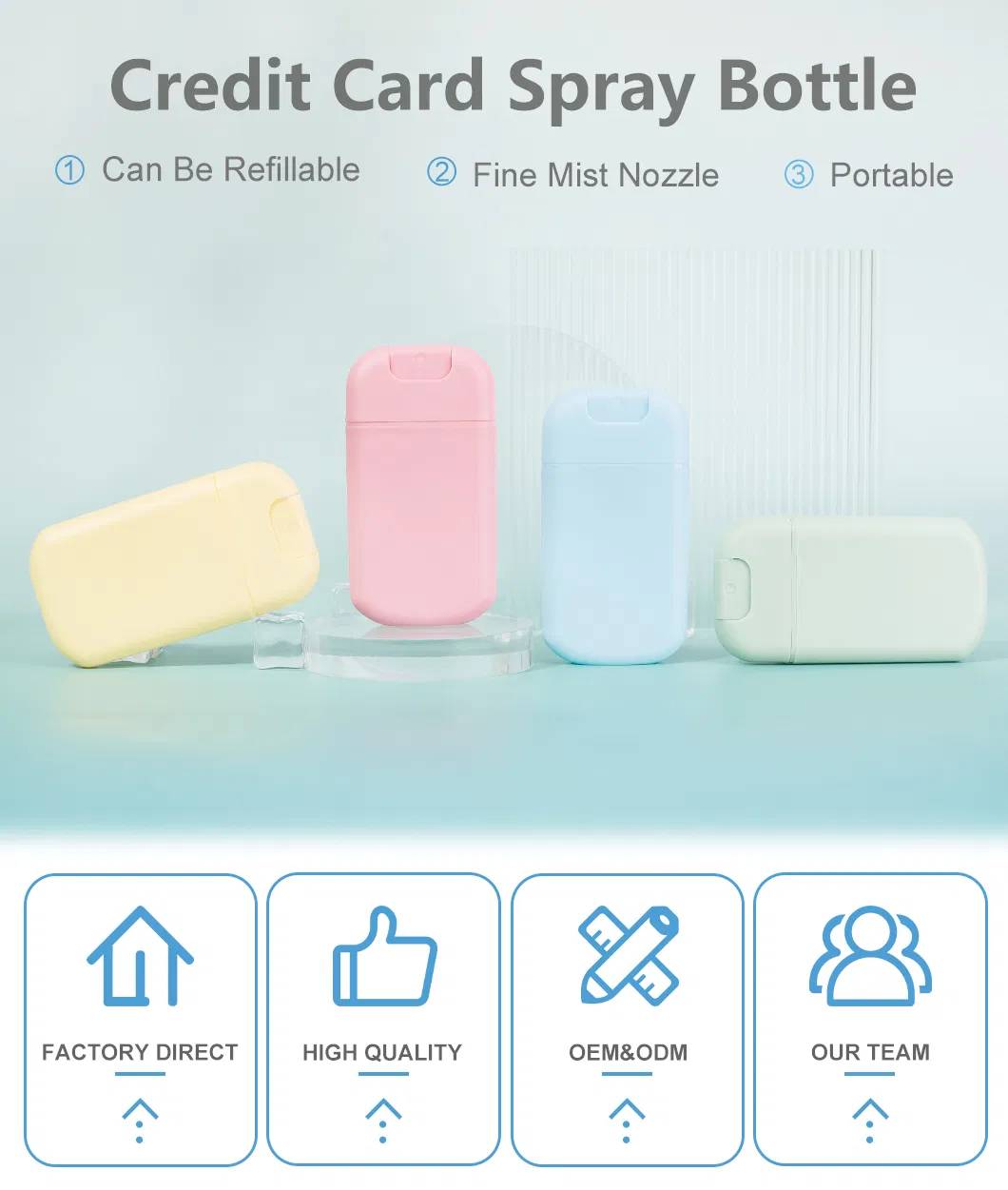Refillable PP Spray Bottle
