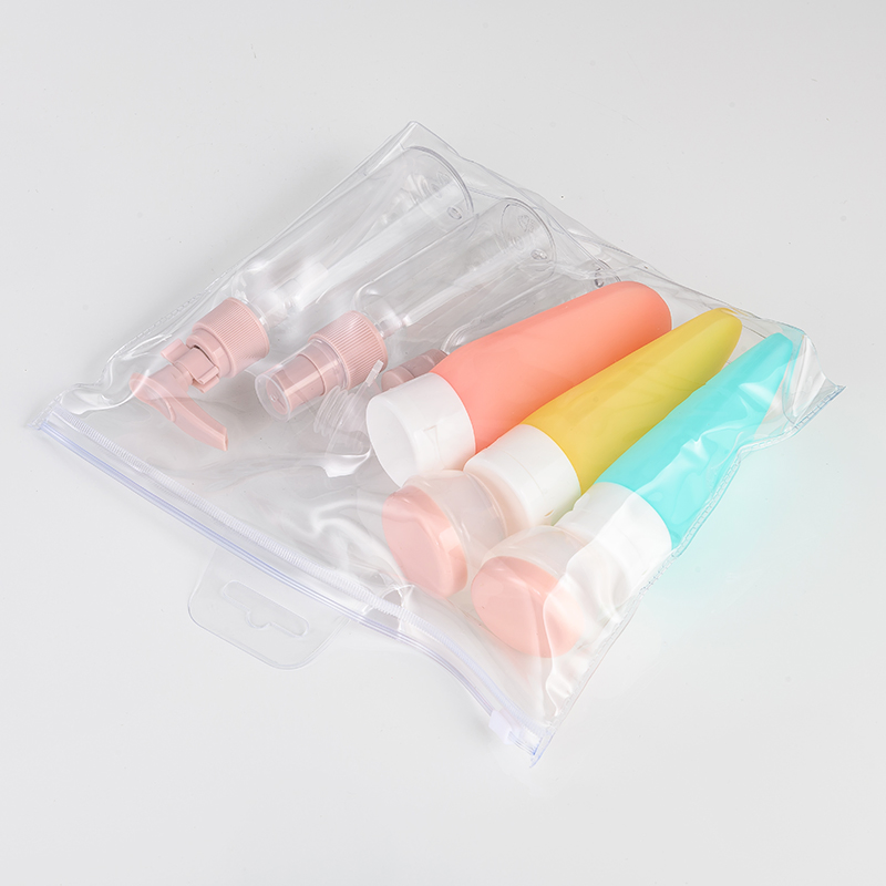 Tsa Approved Plastic Product Cosmetic Packaging Box Ready-to-Go Travel Set 30ml 40ml Travel Size Bottles for Toner Perfume Shampoo Face Wash on-The-Go Packaging