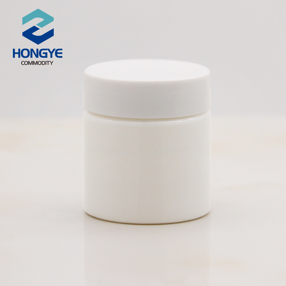 20g 30g Small-sized PET Body Cream Jar Packaging Box with Gasket Aluminum/Plastic Screw Cap for Face Mask &amp; Lotion
