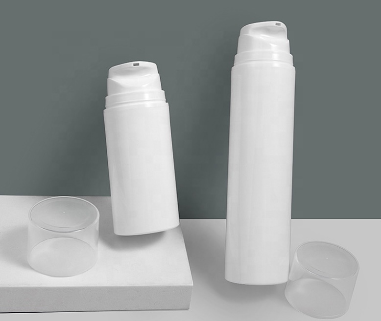 2026 Empty 5ml 10ml 15ml 30ml 50ml 100ml 150ml PP Airless Pump Bottles for Lotion Cosmetics SCREEN PRINTED OEM/ODM