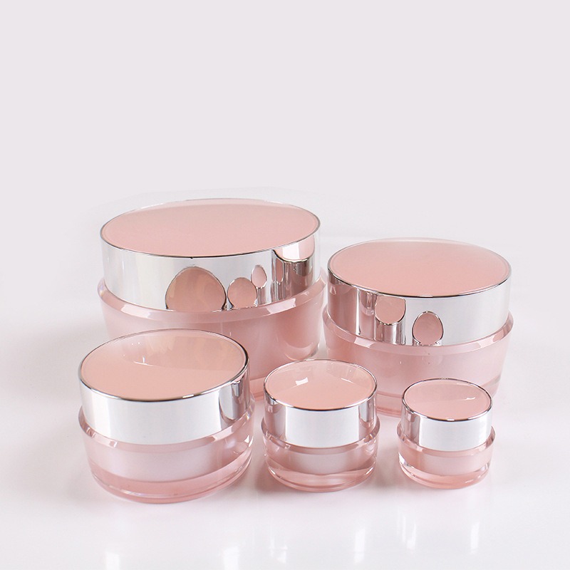 Wholesale Small Empty Cosmetic Cream Packaging Box Set Suppliers Custom Label Plastic Cosmetic Jars