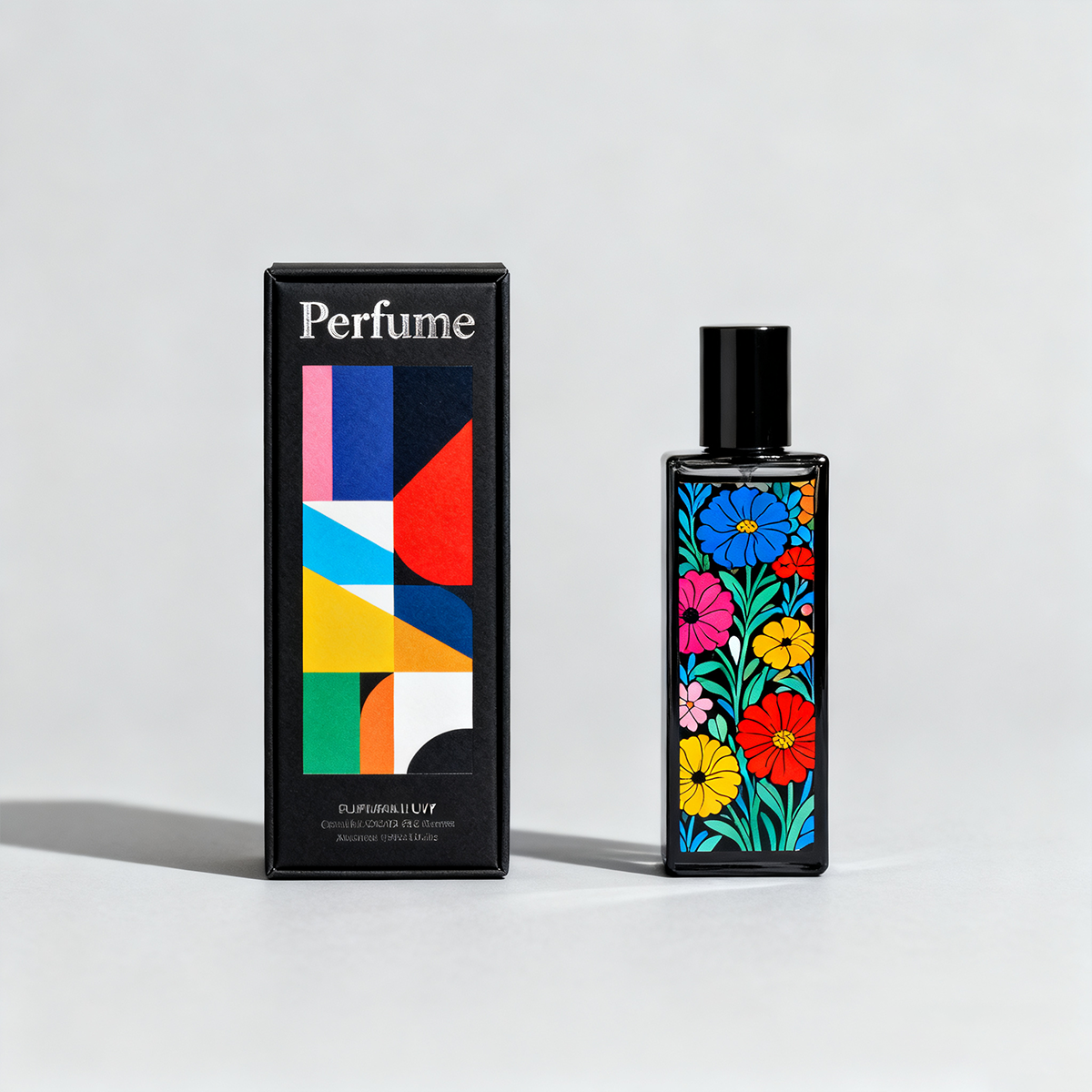 Custom Coated Paperboard Perfume Packaging Boxes with UV Matt Lamination Embossing &amp; Four-Color Printing for Gifting