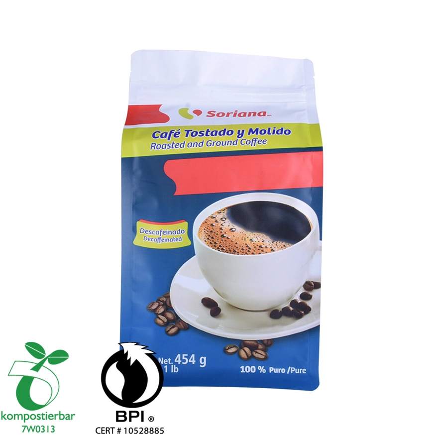 Wholesale Gravure Printing Eco Friendly Sustainable Compostable Coffee Bean Packaging