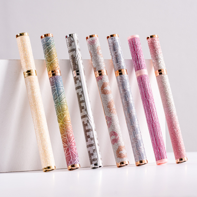 High-End Eyeliner Package Steel Ball Straight Liquid Cotton Head Liquid Eyeliner Empty Tube Makeup Packaging
