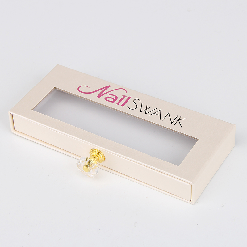 Makeup Sets Cosmetics Sliding Drawer Packaging with Clear Transparent Window