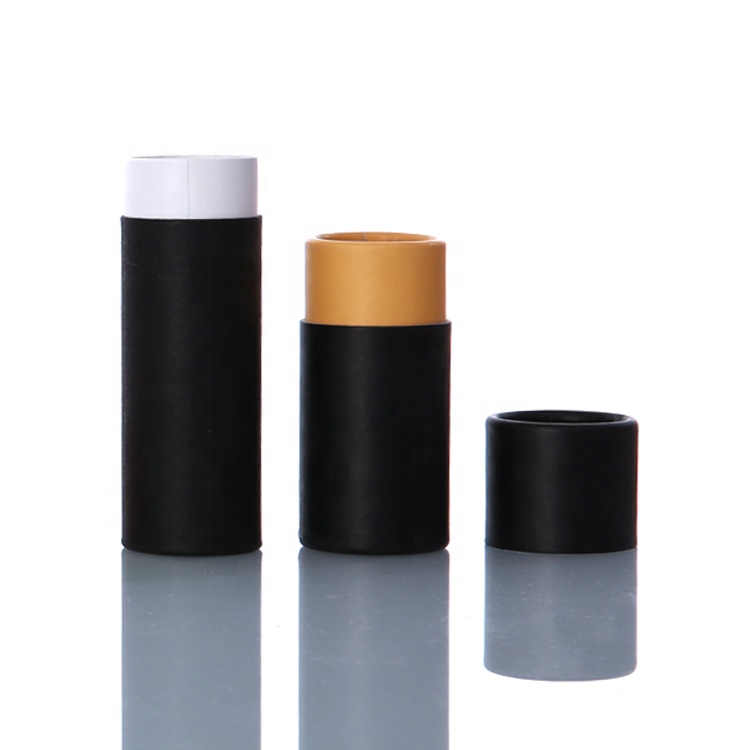 Custom Logo Printing Round Paper Tube Packaging Kraft Cardboard Box