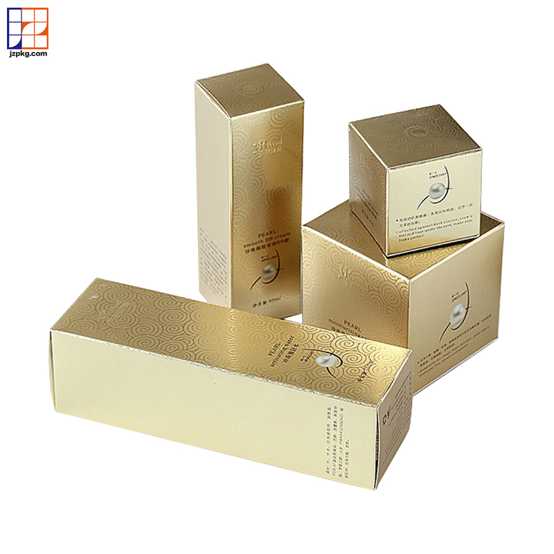 Custom Printed Luxury Cosmetic Kraft Paper Packaging Box Private Label with UV Advantage 2mm Thickness Embossing Matt Lamination