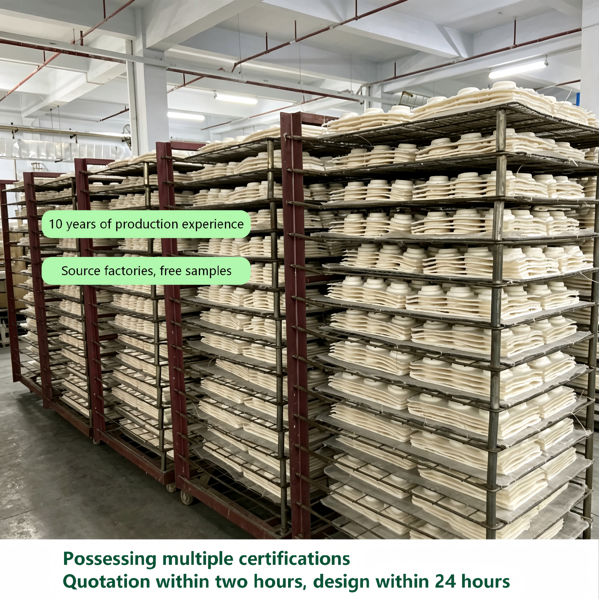 HAOWEI Eco Molded Pulp Cosmetic Packaging, Biodegradable for Bottles &amp; Jars