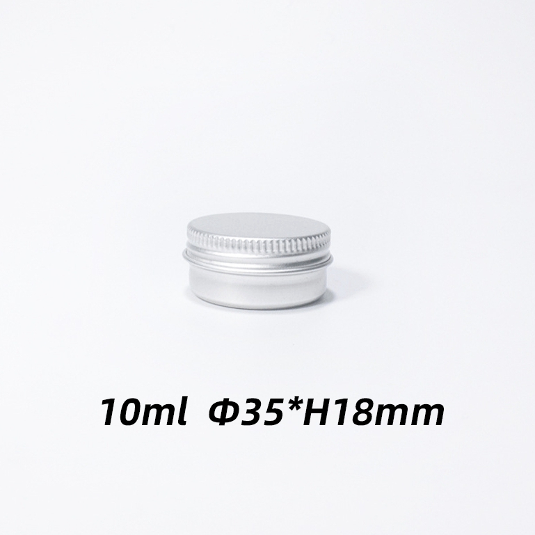 In Stock 5ml 10ml 20ml 30ml 50ml 100ml Aluminum Jar Cosmetic Packaging Cans With Screw Lid