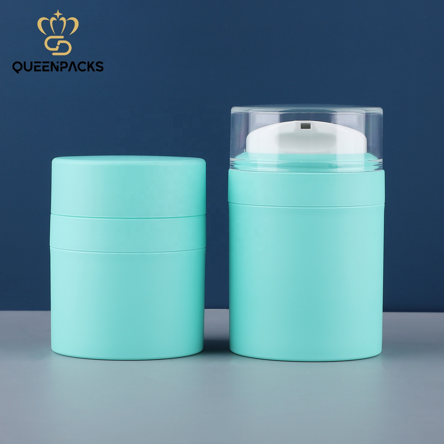15g 30g 50g 100g Airless Cream Jars Plastic Frosted Eye Cream Bottle Cosmetic Packaging Container for Skincare Face Cream Lotion