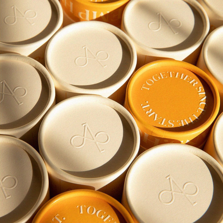 Ethical Sustainable Skincare Packing Boxes Custom logo Gift Paper Box Packaging Round Tube for Formula
