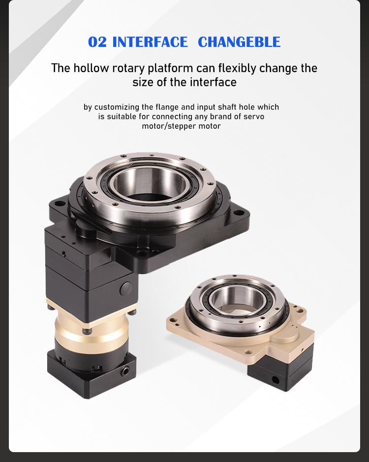 Rotary platform gearbox detail view 3