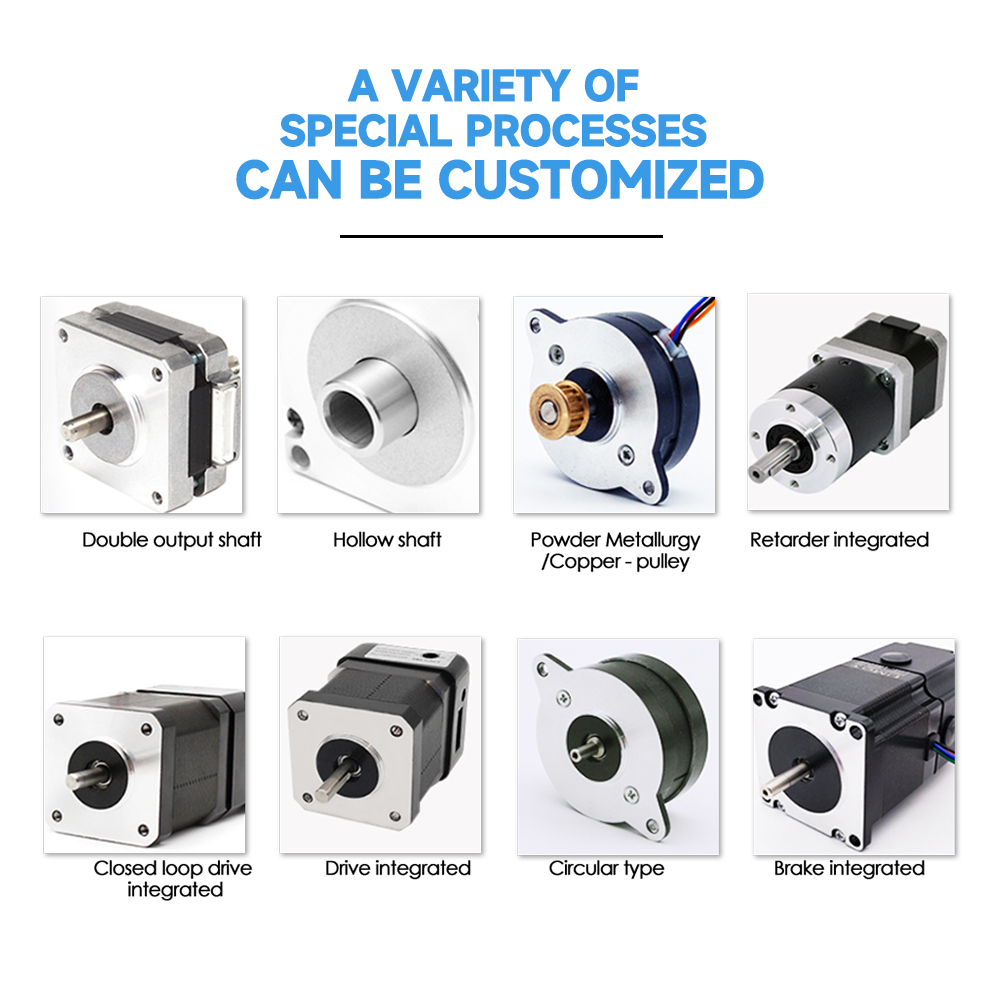 Direct Factory Nema34 2-Phase 1.8 Degree Open Loop Hybrid Stepper Motor ABC86H260-4C30 5.0 N.M DC24V Welding Electronic Assembly
