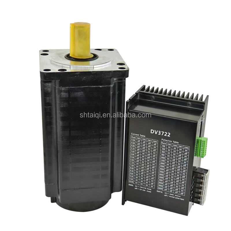 3 Phase 1.2 Degree 130mm Frame Nema52 Hybrid Stepper Motor and Drive Kit