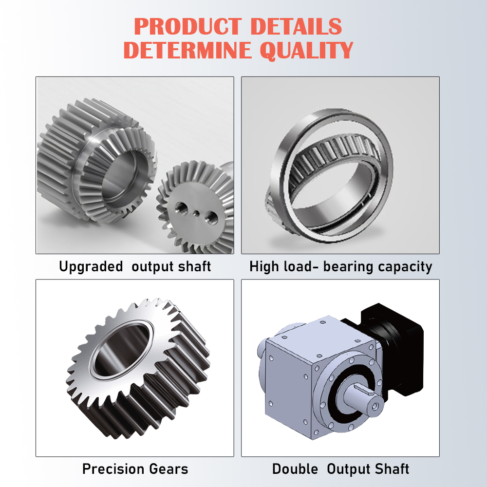 AATM Series Precision Planetary Gearbox Industrial Applications Customizable 42/60/90/120 Degree Angles CE Compliant Stainless