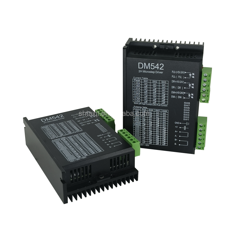2024 High Quality TQG Hybrid 57mm Nema 23 Open Loop Stepper Motor DM542 Driver CE CCC ISO Certified 12-Month Warranty for CNC